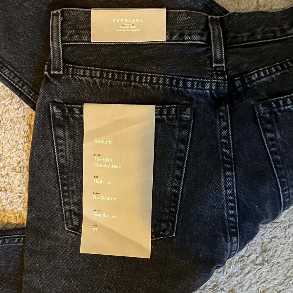Everlane black Wash Cheeky Jeans